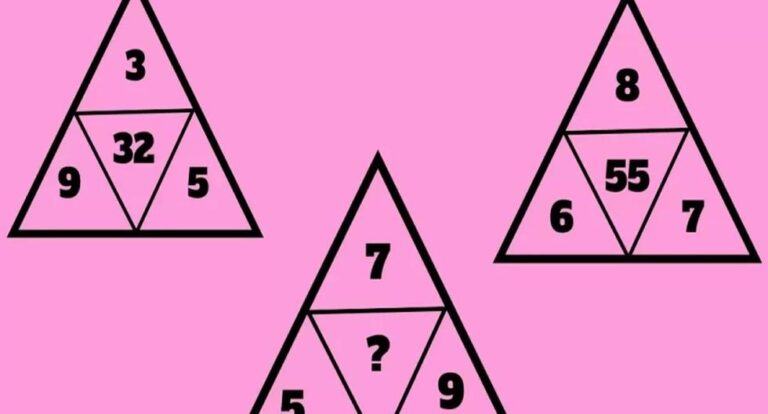 Find the missing number in the triangle and solve this viral challenge quickly