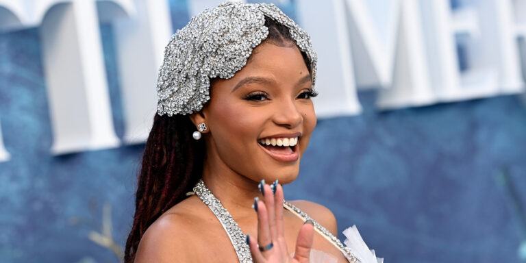 ‘Halle Bailey from The Little Mermaid learned to swim with a real mermaid tail, but she only wore it for these scenes!