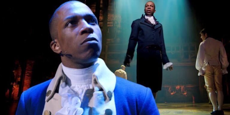 Leslie Odom Jr as Aaron Burr in Hamilton Musical The Room Where It Happens