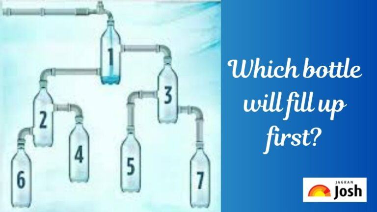 Identify which bottle will up first in the picture within 15 secs!
