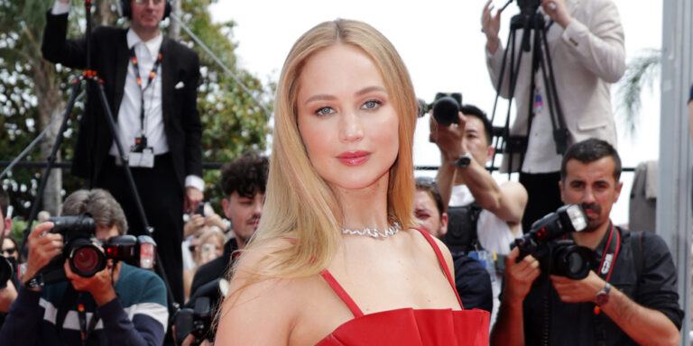 Jennifer Lawrence attends the red carpet of ‘Anatomie D’une Chute’ in Cannes 2023