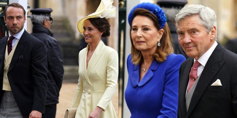 Kate Middleton’s sister Pippa, brother James, and parents Carole and Michael attend King Charles’ coronation ceremony!