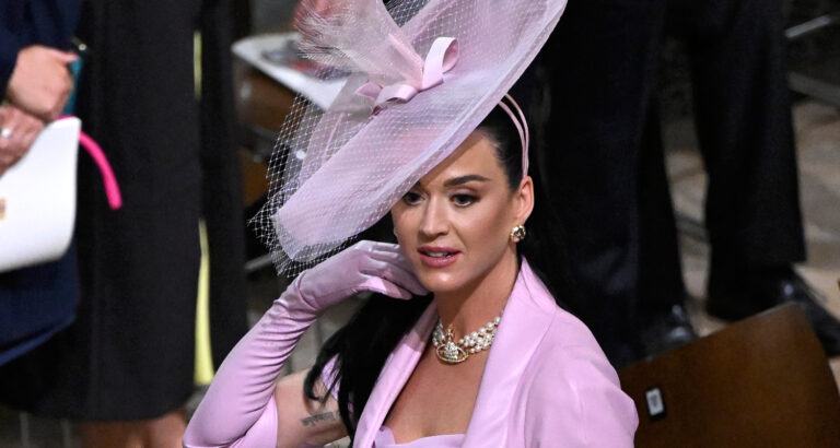 Katy Perry Reacts To Viral Meme Of Her Looking Lost And Confused At King Charles Coronation