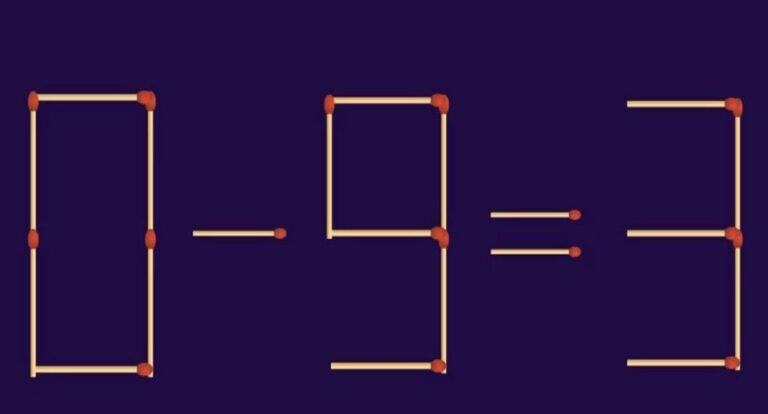 Move only 1 matchstick and fix the propagation challenge equation for up to 10 seconds