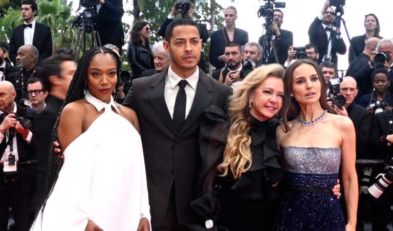 Natalie Portman helps celebrate Chopard Trophy winners Naomi Ackie and Daryl McCormack at the 2023 Cannes Film Festival