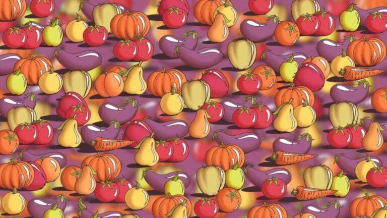 Only 1% can spot the Cherry between Fruits and Vegetables in 15 secs!