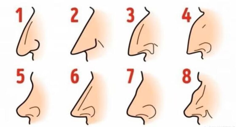 Personality test: answer your nose type and discover your mental problems