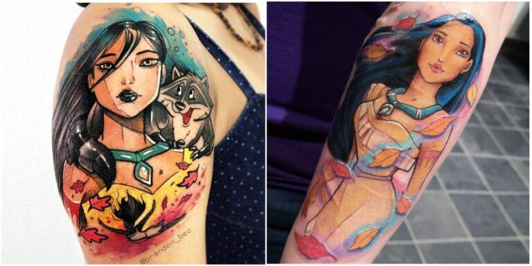 Pocahontas: 10 Tattoos That Are Inked With The Colors Of The Wind