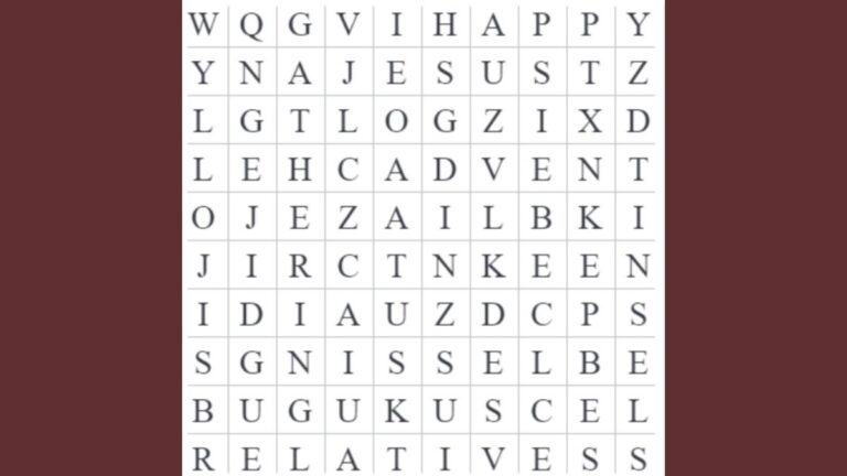 Word Puzzle: Find CANDLES in 8 Seconds