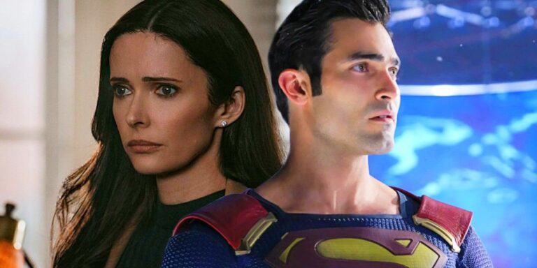 Superman and Lois from the show of the same name