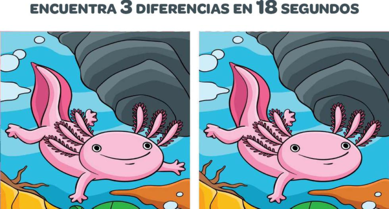Test your visual skills: Find 3 differences in a picture in just 18 seconds