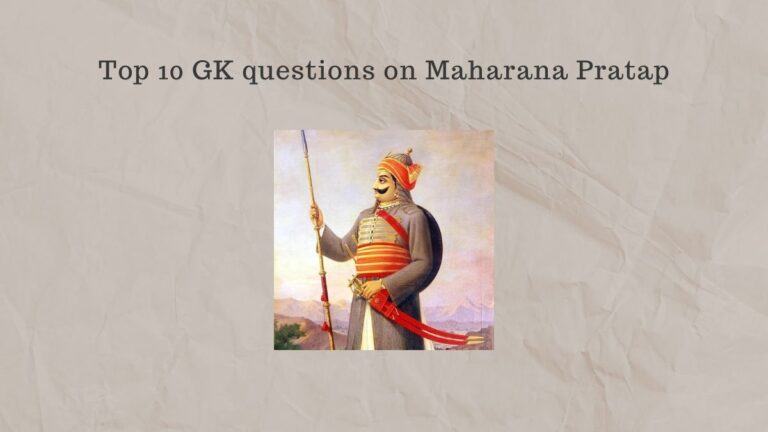 GK quiz on Maharana Pratap.