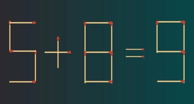 Train your brain: move just 1 matchstick and fix the equation of this viral challenge