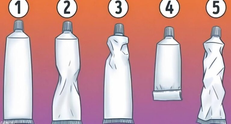 Visual check: the way you use your toothpaste will tell you how your friends look at you