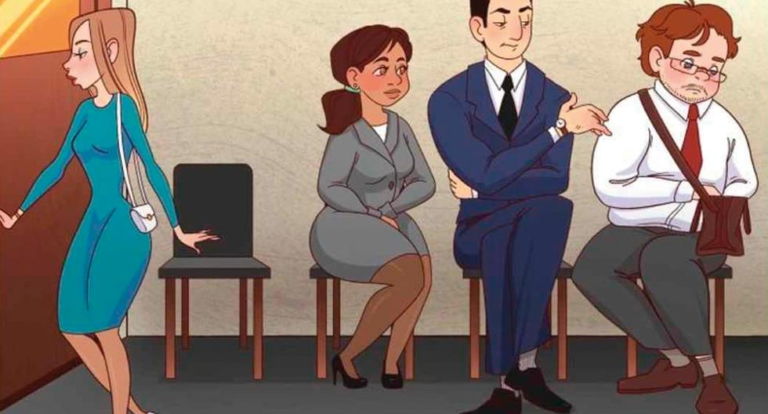 Visual quiz: Can you spot the mistake in this job interview photo in 21 seconds?