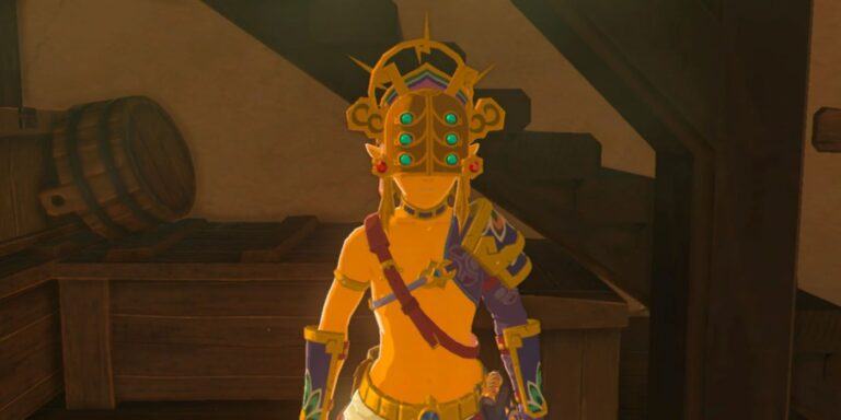 Zelda BOTW Link Thunder Helm