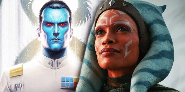 Ahsoka Tano and Grand Admiral Thrawn.