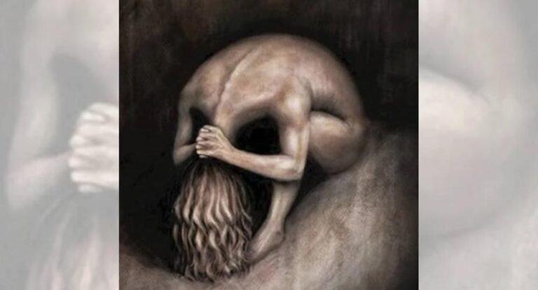 A skull or a suffering person?  What you see will reveal how anxious you are right now
