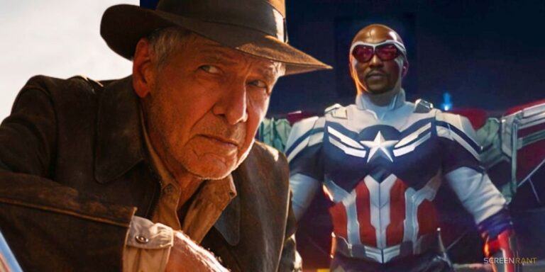 Harrison Ford and Sam Wilson Captain America