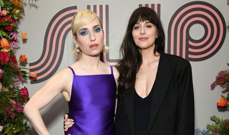 Dakota Johnson & Zoe Lister-Jones Get Support From Celebrity Friends At LA Screening Of ‘Slip’!