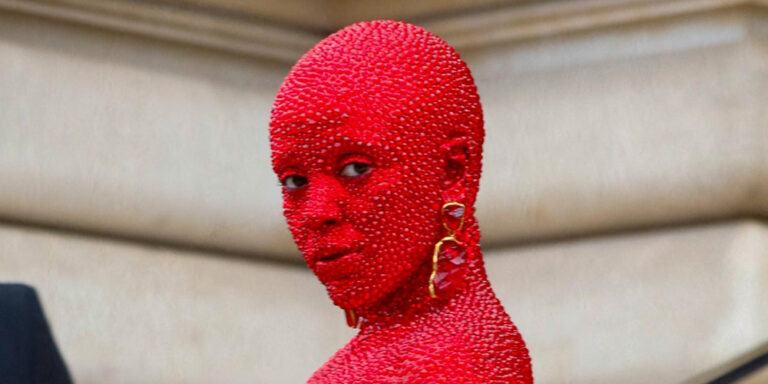 Doja Cat reflects on an unexpected challenge as she dons her iconic crystal look for Paris Fashion Week