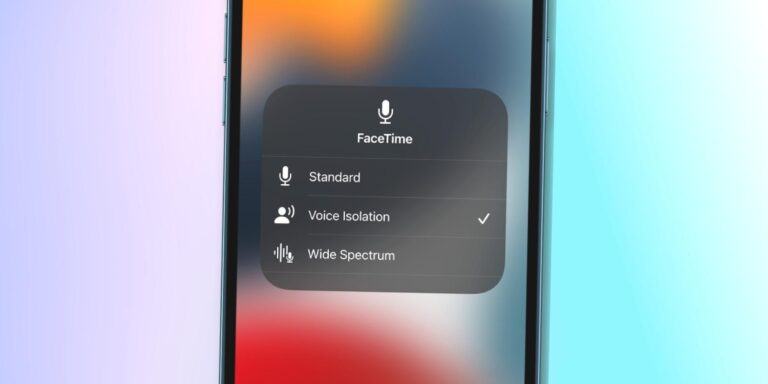 FaceTime Audio Settings on iPhone