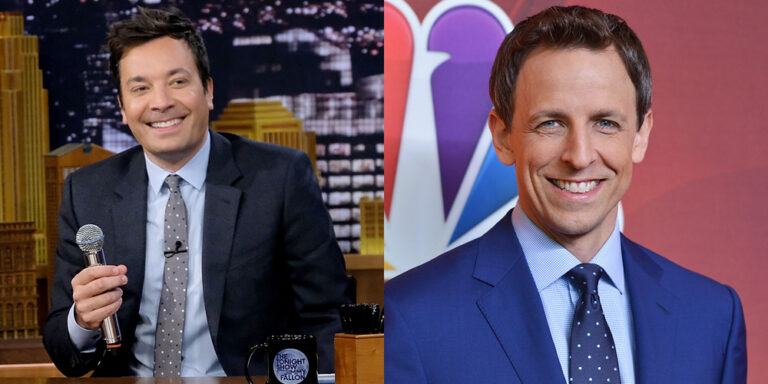 Jimmy Fallon and Seth Meyers reach an agreement with NBC to partially pay the staff during the first days of the writers’ strike