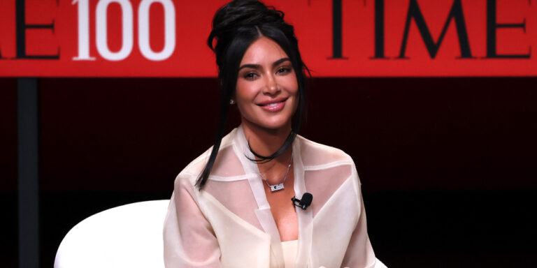 Kim Kardashian Goes Pure For TIME100 Summit And Opens Up About How SKIMS ‘Brought Her Back’ To Life