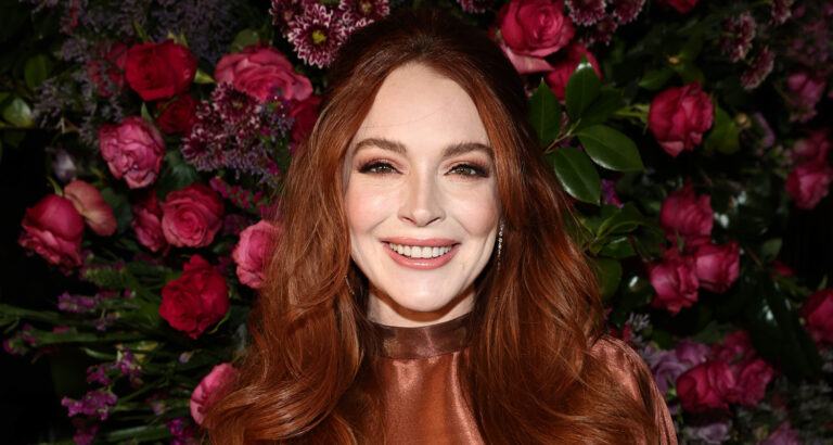 Lindsay Lohan shows off Baby Bump for the first time!