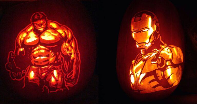 Marvel's Avengers Pumpkin Carving Guide: 10 Easy Steps and Stencils