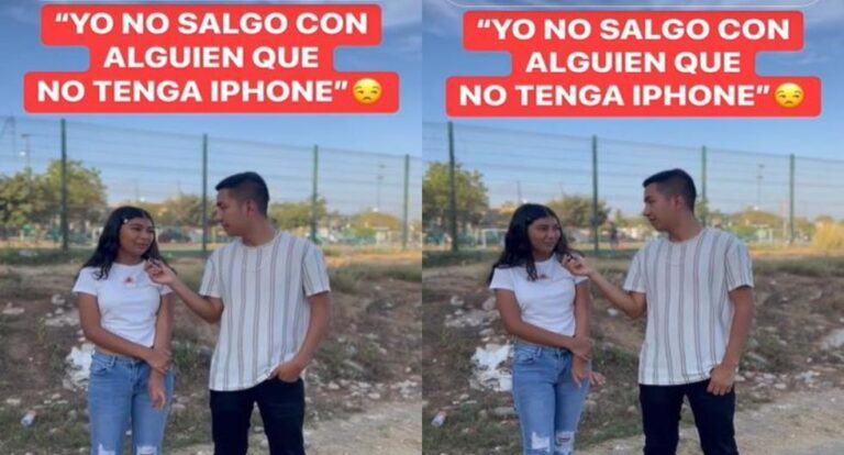 Need of love!  You don't want to date someone who doesn't have an iPhone and it goes viral