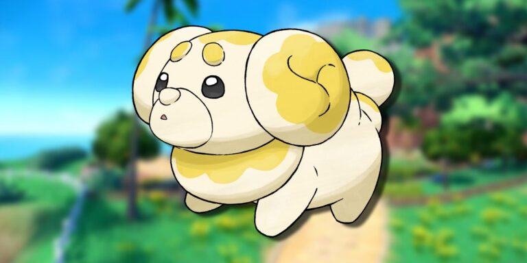 Pokemon Scarlet Violet Fidough Dog Feature