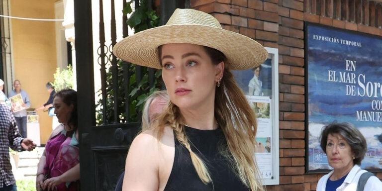 Relaxed, Amber Heard explores Madrid amid rumors she’s leaving Hollywood behind and moving