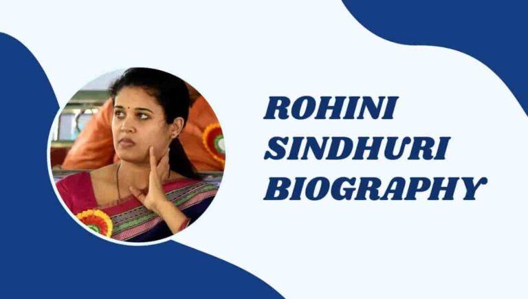 Rohini Sindhuri Biography, Husband, Instagram, Latest News