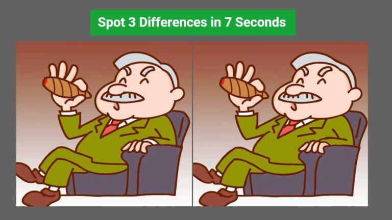 Spot 3 Differences-in 7 Seconds