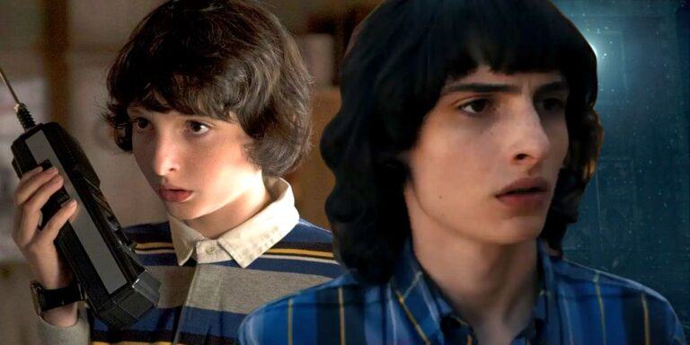 Mike Wheeler in Stranger Things seasons 1 and 4