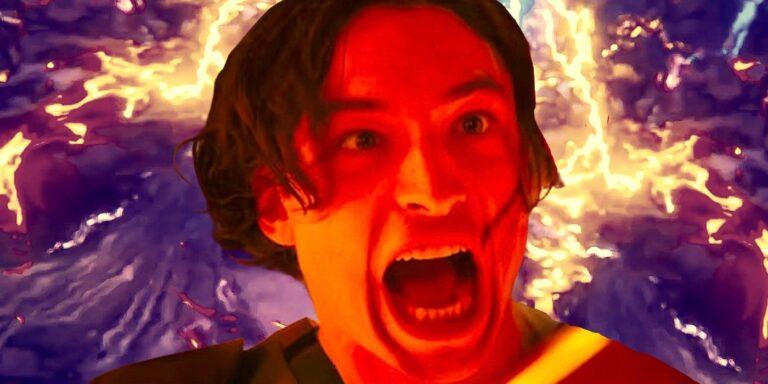 Ezra Miller as Barry Allen in The Flash Movie