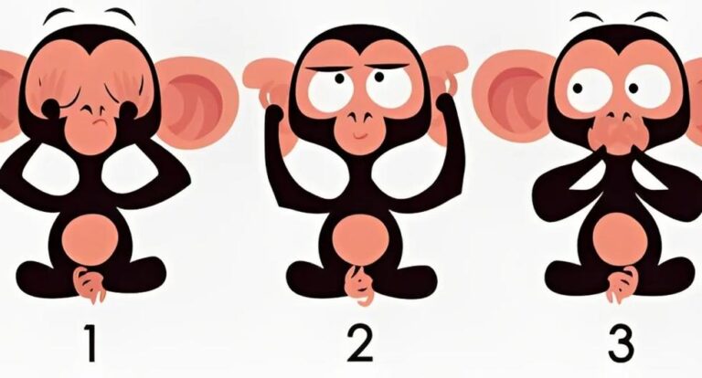 The monkey you choose will show you what your mind wants to tell you right now