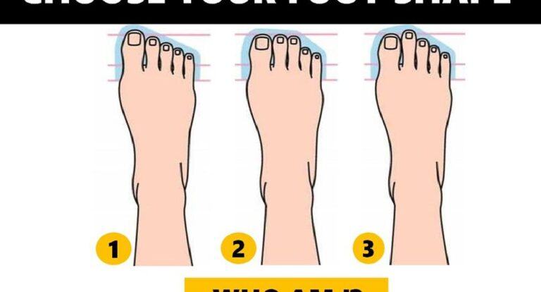 The shape of your feet will tell those around you what kind of personality you are