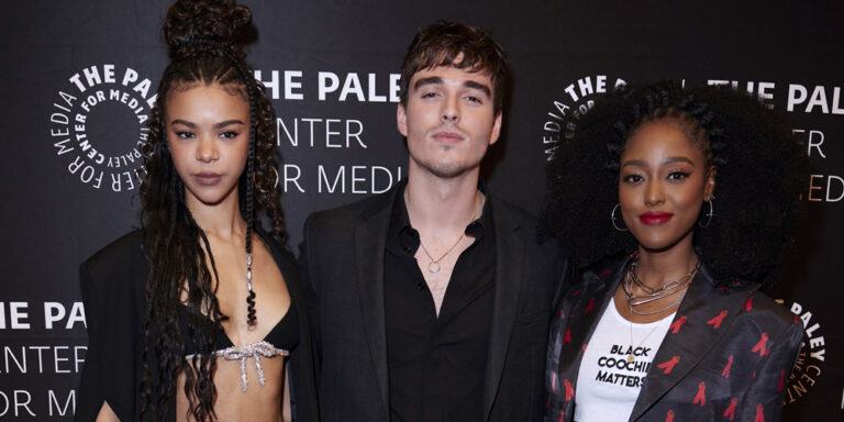 The young stars of ‘Queen Charlotte’ rocked their avant-garde style for the screening at the Paley Center