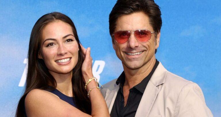 They explore the relationship of John Stamos and his wife Caitlin McHugh