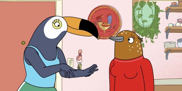 Tiffany Haddish as Tuca and Ali Wong as Bertie in Tuca & Bertie.