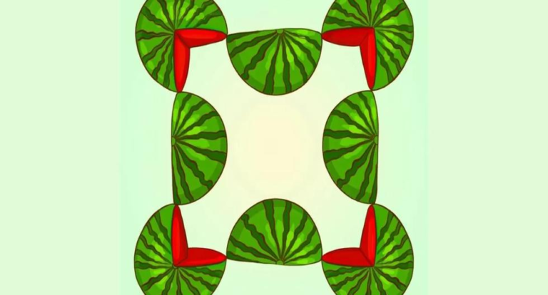 You are a genius if you can count the number of watermelons in the picture in 10 seconds.