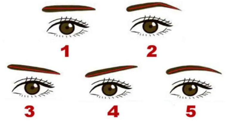 Your eyebrow shape can reveal everything about your personality