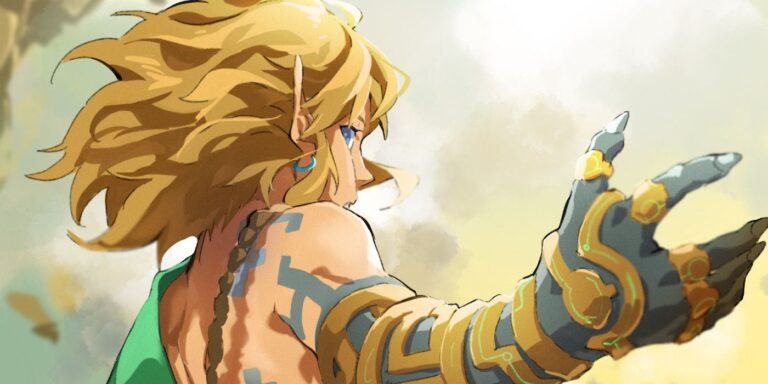 Closeup of BOTW Fanart