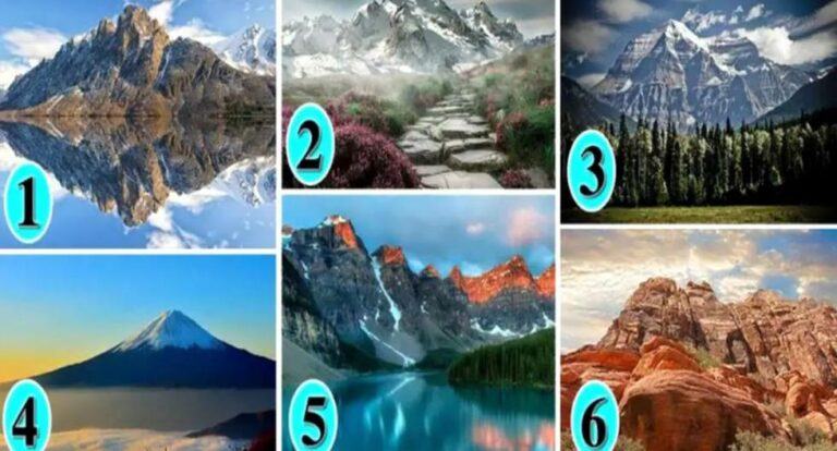 As soon as you choose a mountain from a picture, you will discover what your subconscious is hiding