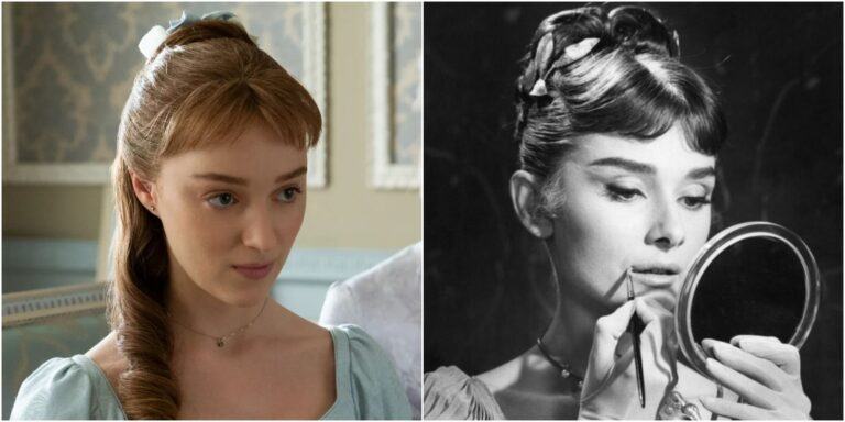 Bridgerton: Daphne's Awful Bangs Were Inspired By Audrey Hepburn