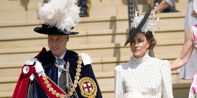 Kate Middleton Wears a Replica of Princess Diana's Polka Dot Royal Ascot Dress to Order Garter Service 2023