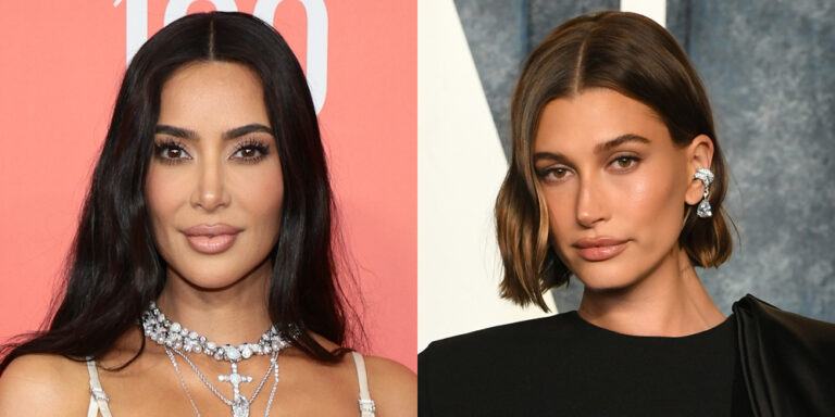 Kim Kardashian and Hailey Bieber reveal if they're both at the Mile High Club and more during a hilarious Q&A!