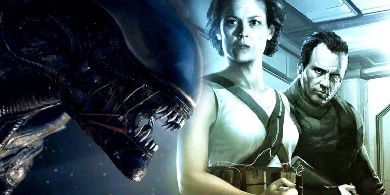 Concept image of Ripley and the xenomorph in the Alien movies